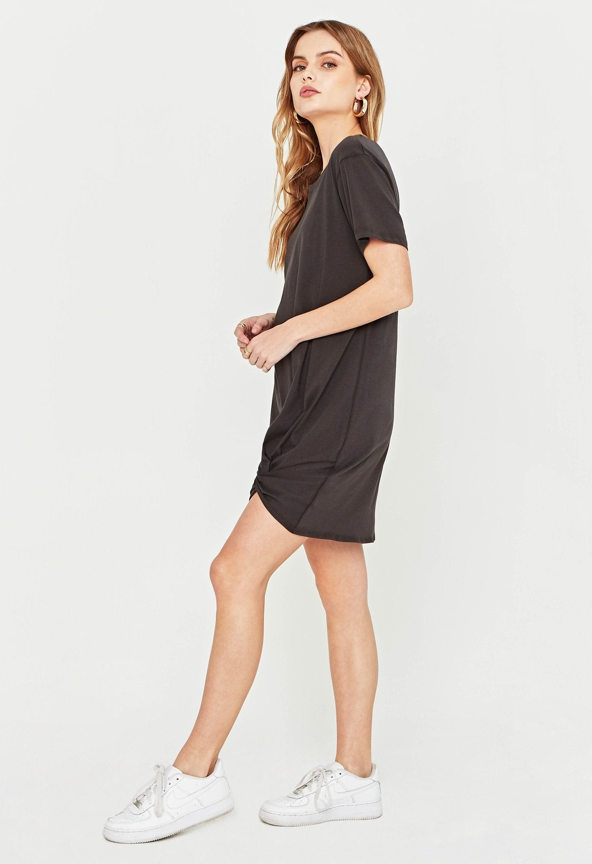 PROJECT SOCIAL T Meant To Be Twist Hem Dress