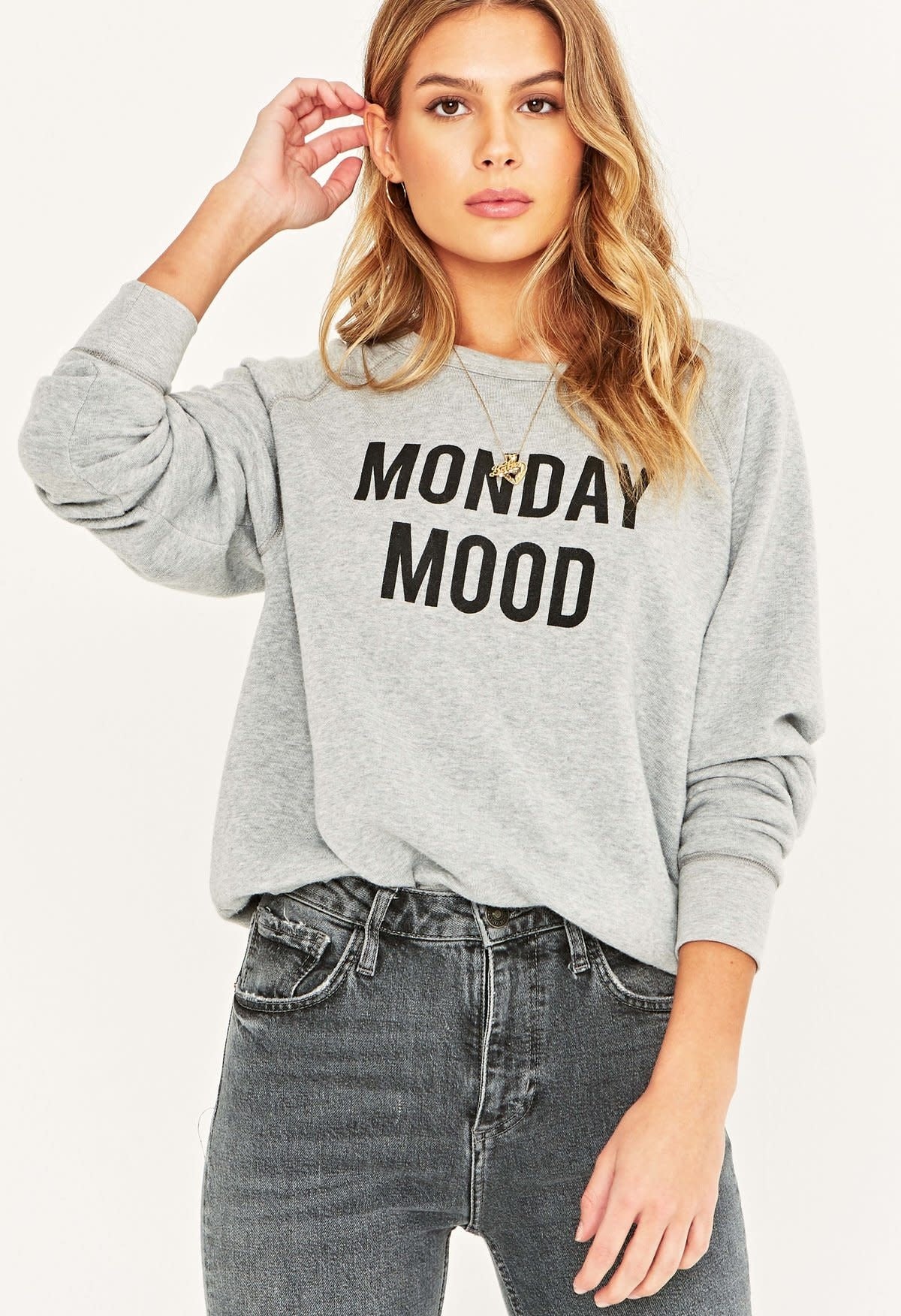 PROJECT SOCIAL T Monday Mood/Friday Feels Reversible Sweatshirt