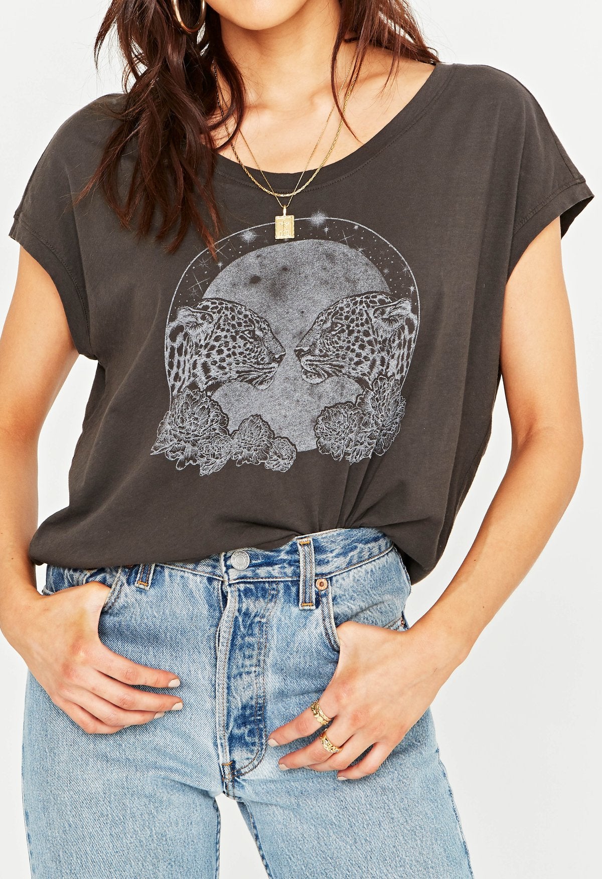 PROJECT SOCIAL T Mystical Leopard Tee