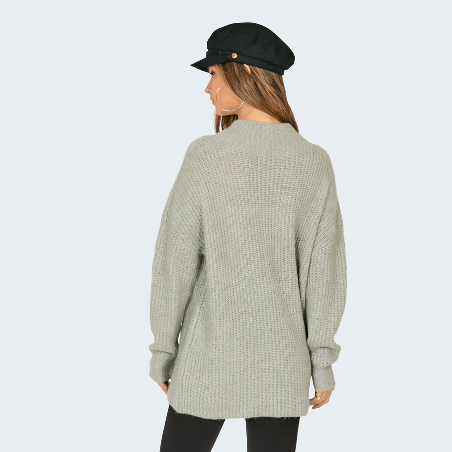 AMUSE SOCIETY Lets Snuggle Sweater-O